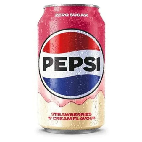 Pepsi Strawberries 'n' Cream Zero Zucker - 330ml Pepsi