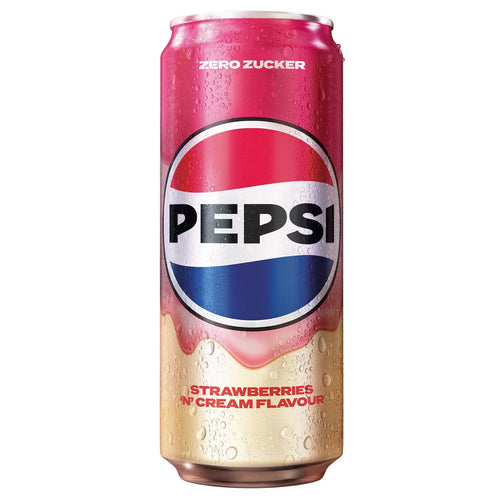 Pepsi Strawberries 'n' Cream Zero Zucker - 330ml Pepsi