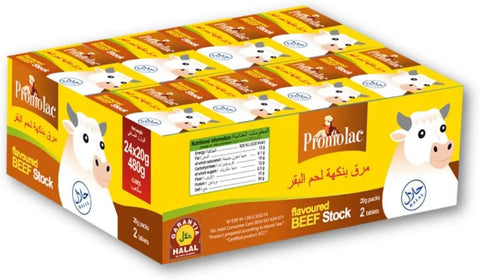 Promolac Beef Stock Cubes 20gx24 knorr
