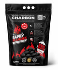 Rapid Flames Grillkohle aus Nussschalen - 2,5 Kg Yayla