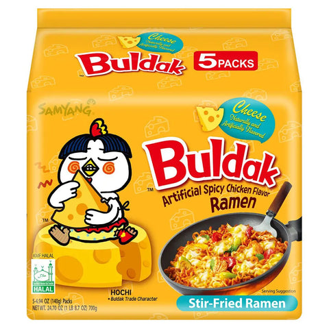 Kopie von Sam Yang Buldak CHEESE Hot chicken flavor Ramen 140g SamYang