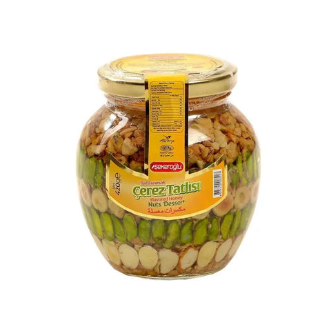 Sekeroglu Cerez Tatlisi - Gourmet Dessert mit Nüssen - 420g Sekeroglu