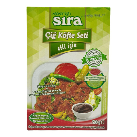 Şekeroğlu Sıra Cigköfte Set für Fleisch - 500g Sekeroglu