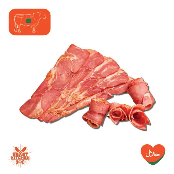 Sharo's Premium Beef Bacon Slices - 500g