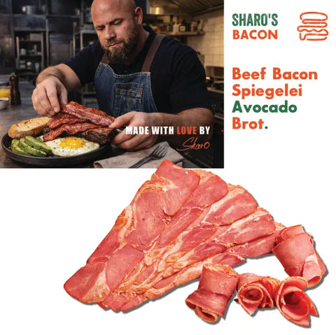 Sharo's Premium Bacon Slices - 500g Beast Kitchen by Sharo