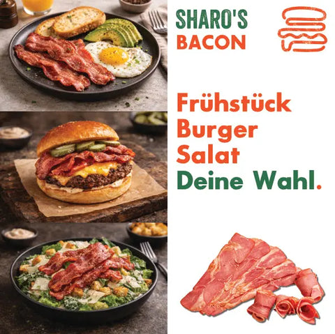 Sharo's Premium Bacon Slices - 500g Beast Kitchen by Sharo