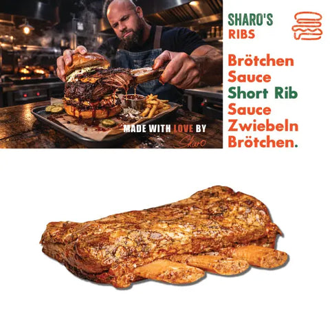 Sharo’s Premium Short Ribs – 250g bis 350g Beast Kitchen by Sharo