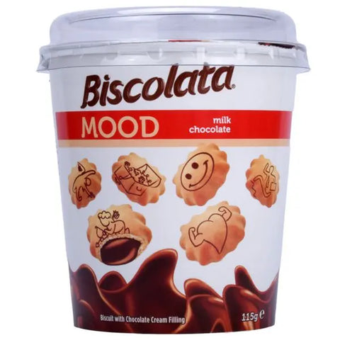 Biscolata Mood Keks mit Schokoladencreme 115g Biscolata