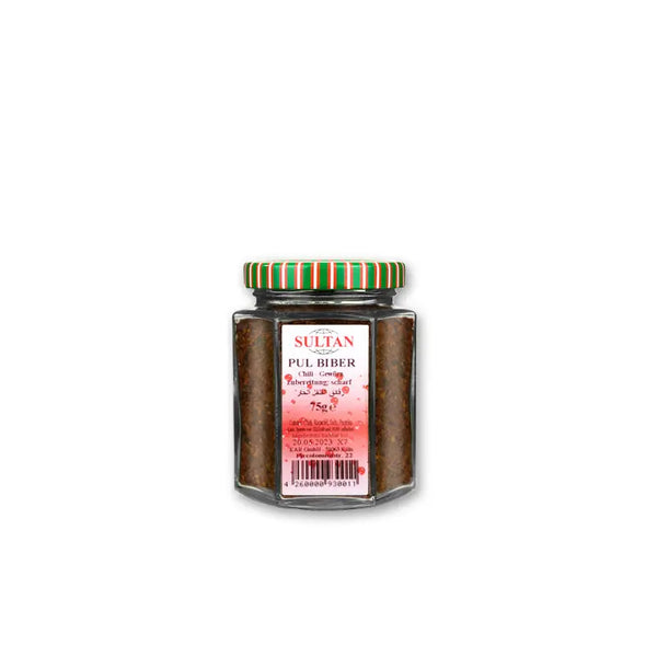 Sultan - Chili Paprika - Gewürzzubereitung, scharf- Pul Biber 75g