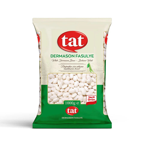 Tat Weiße Bohnen - Dermason Fasulye  - 1kg Tat Bakliyat