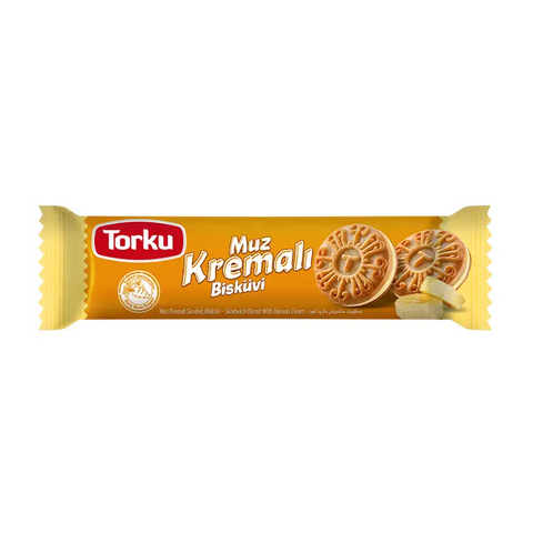 Torku Doppelkeks mit Bananencreme - 61g Torku