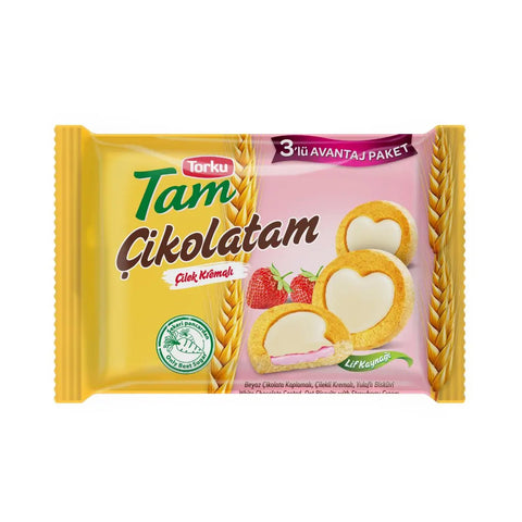 Torku Haferkeks mit Erdbeercreme - 249g Torku