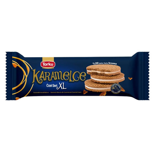 Torku Karamelce XL - Sandwichkekse mit Karamellcreme - 176g Torku
