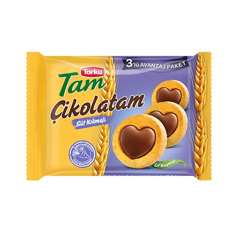 Torku Tam Keks mit Schokolade 3 x 83g - 249g Torku