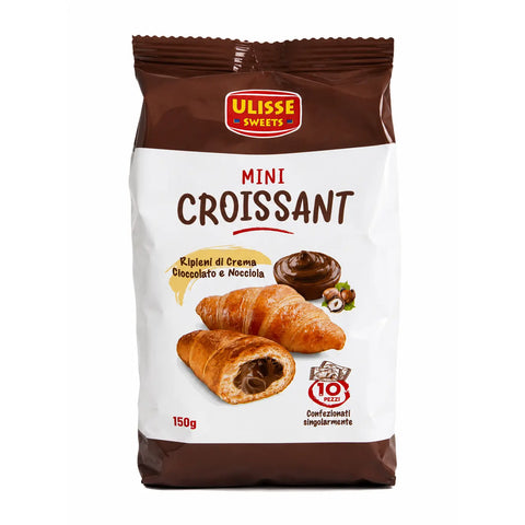 Ulisse Mini Croissant mit Schokoladenfüllung - 150g Ulisse Sweets
