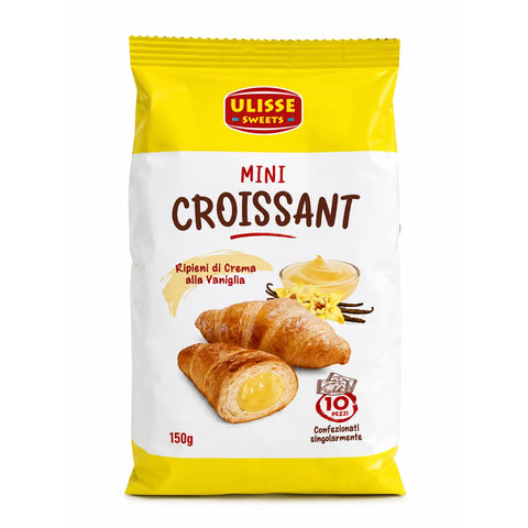 Ulisse Mini Croissant mit Vanillefüllung - 150g Ulisse Sweets