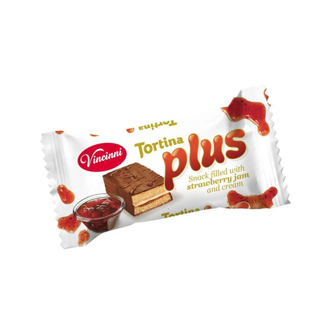 Vincinni Tortina Plus Erdbeermarmalade (10x30g) - 300g Foodpaket