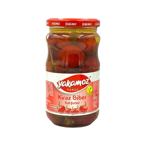 Yakamoz Kiraz Biber Tursusu Kirschpaprika in Salzlake - 330g Yakamoz