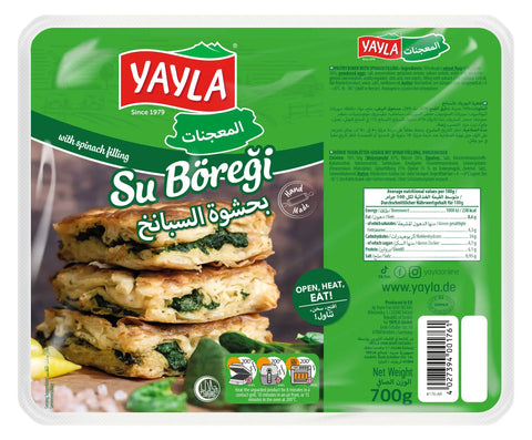 Yayla Börek – Vorgebacken mit Spinatfüllung – 700g Yayla