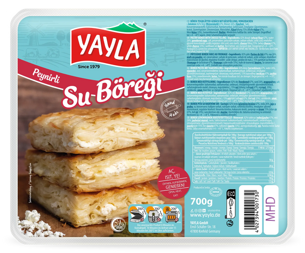 Yayla Peynirli Börek, Önceden Pişirilmiş - 700g