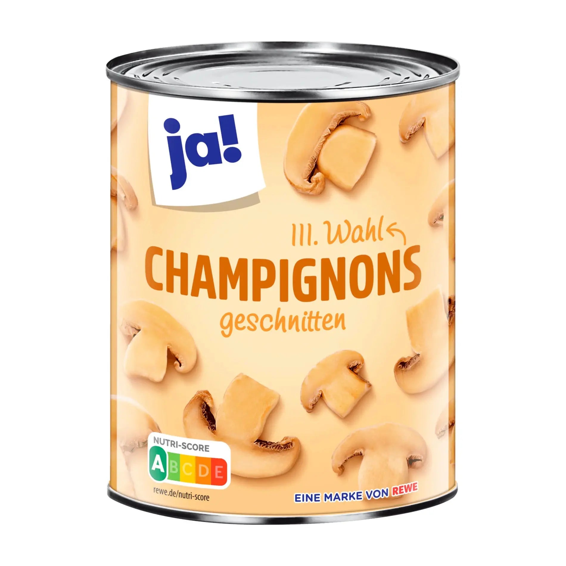 ja! Champignons dritte Wahl geschnitten - 170g  Foodpaket