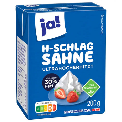 ja! H-Schlagsahne 200g ja!