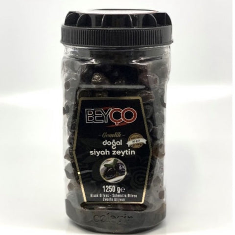 Beyco Gemlik dogal siyah zeytin 1250g Beyco