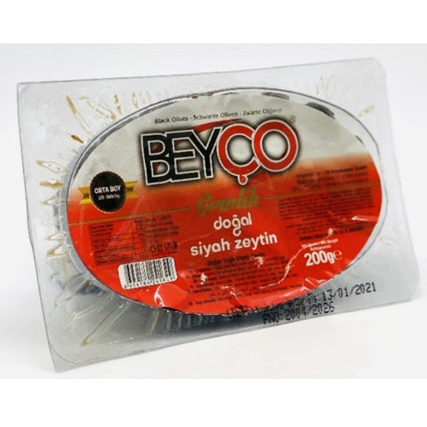 Beyco Gemlik dogal siyah zeytin 200g Beyco