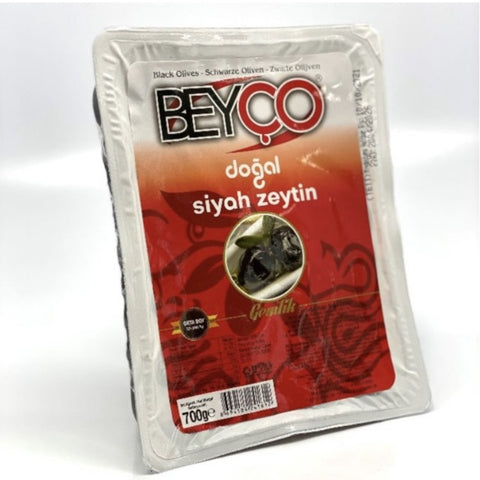 Beyco dogal siyah zeytin 700g Beyco