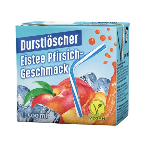 Durstlöscher Eistee Pfirsich-Geschmack 0,5l Durstlöscher