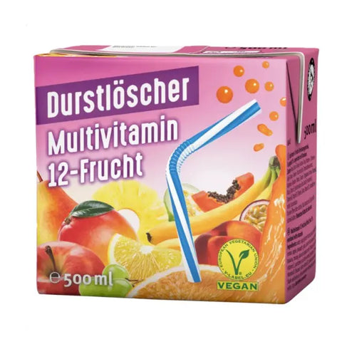 Durstlöscher Multivitamin-12 Frucht 0,5l Durstlöscher