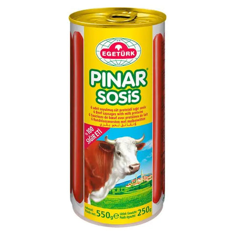 Egetürk Pinar Sigir Sosis - 550gr Egetürk