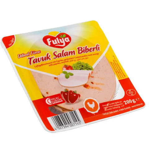 Fulya Geflügel Fleischwurst mit Paprika - 200g Fulya