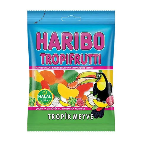 Haribo Tropi Frutti - Halal - 100g Haribo