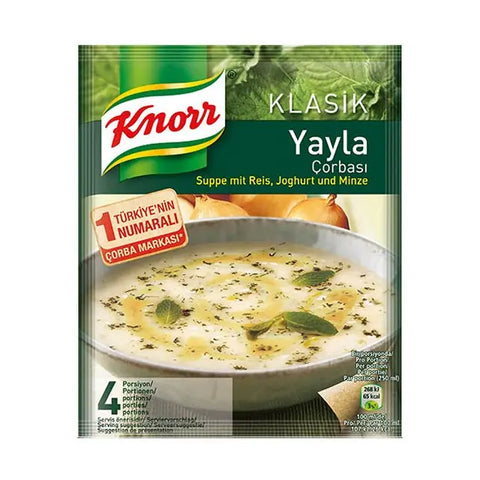 Knorr Yayla Corbasi Suppe mit Reis, Joghurt und Minze 74g Knorr