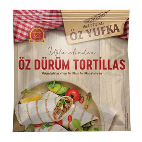 Kopie von Öz Yufka Dürüm Tortillas - Weizentortilla Wrap 16 x Ø 25 cm 1120 g Öz Yufka