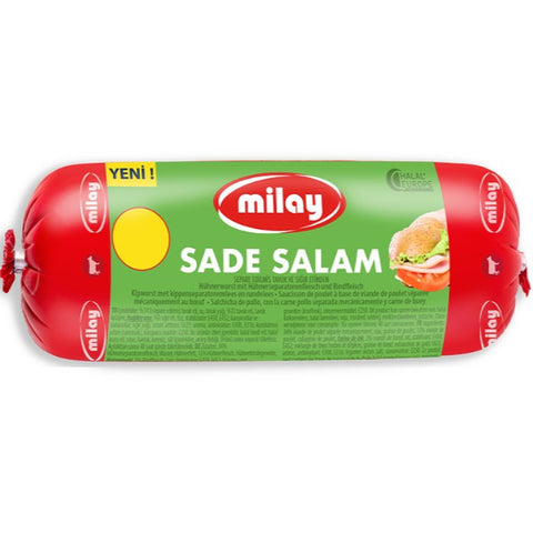 Milay Hühnerwurst aus Hühnerseparatorenfleisch und Rindfleisch mit Weizenmehl - 400g Milay