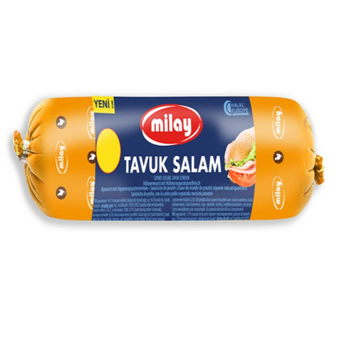 Milay Hühnerwurst aus Hühnerseparatorenfleisch und Rindfleisch mit Weizenmehl - 700g Milay