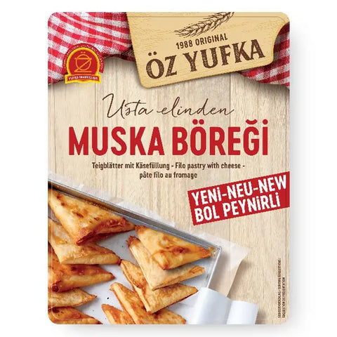 Öz Yufka Peynirli Muska Böregi - Teigblätter mit Käsefüllung 11 Stück 400 g Öz Yufka