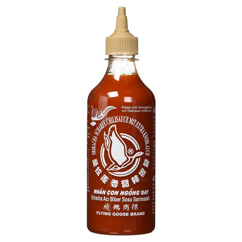 Sriracha scharfe Chilisauce mit extra Knoblauch 595g Sriracha