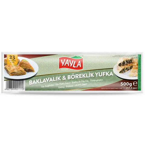 Yayla Blätterteig für Börek und Baklava - 500g Yayla