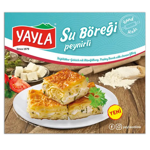 börek aufbewahren Yayla Börek-Teigblätter-Gebäck mit Käsefüllung, – Foodpaket