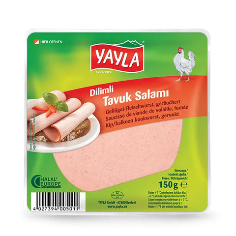 Yayla Geflügelfleischwurst in Scheiben - 150g Yayla
