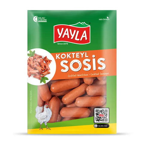 Yayla Mini Hühnerwürstchen mit Rindfleisch - 400g Yayla