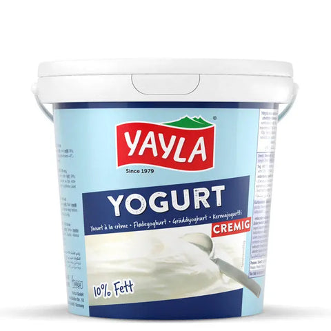 Yayla Sahnejoghurt nach türkischer Art (10% Fett) - 1kg Yayla