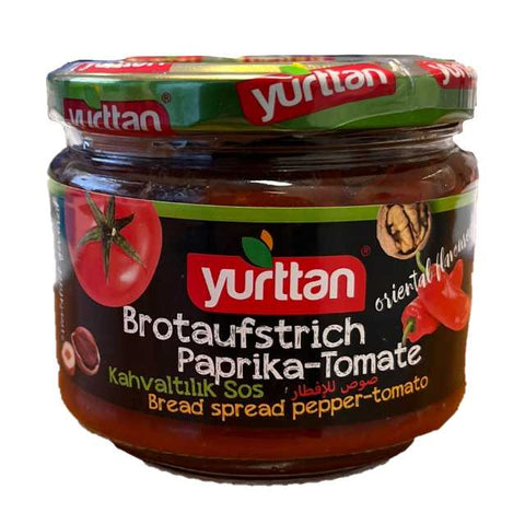 Yurttan Brotaufstrich Paprika-Tomate mild 300g Yurttan