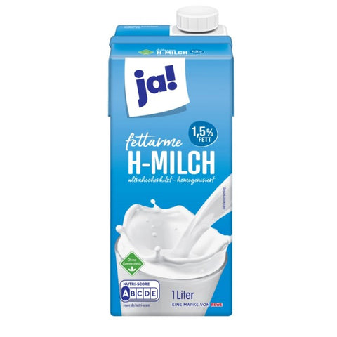 ja! Milch 1,5% ja!