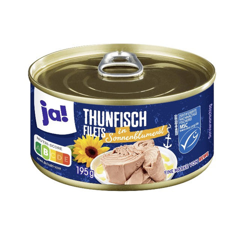 ja! Thunfisch in Sonnenblumenöl ja!